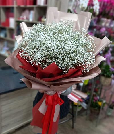 Букет цветов из: Гипсофила в Струги Красные