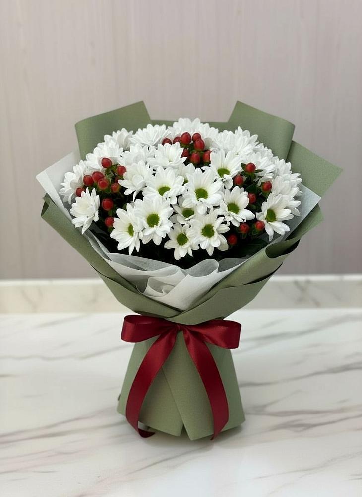 Букет цветов из: Хризантемы в Струги Красные