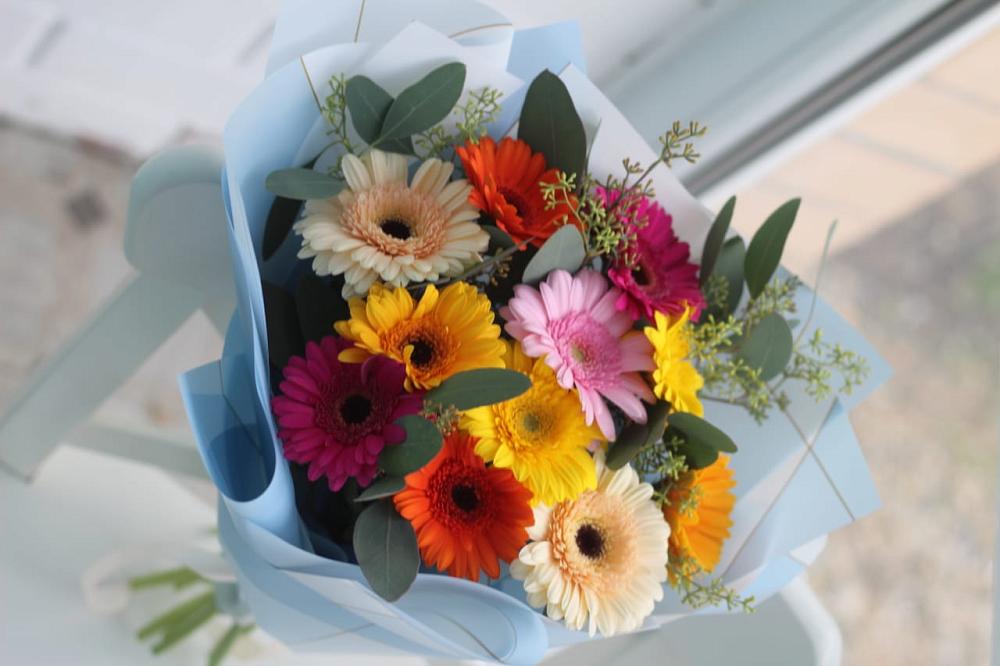 Букет цветов из: Герберы в Струги Красные