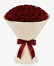 Букет 101 Бордовая роза Блэк Бакарра в Струги Красные