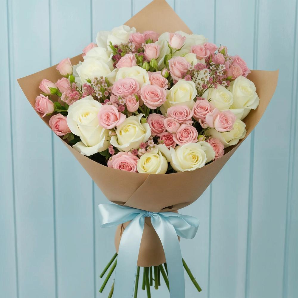 Букет цветов из: Розы в Струги Красные