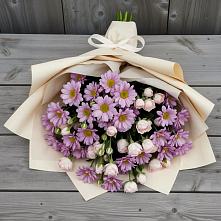 Букет цветов из:  Розы и Хризантемы в Струги Красные