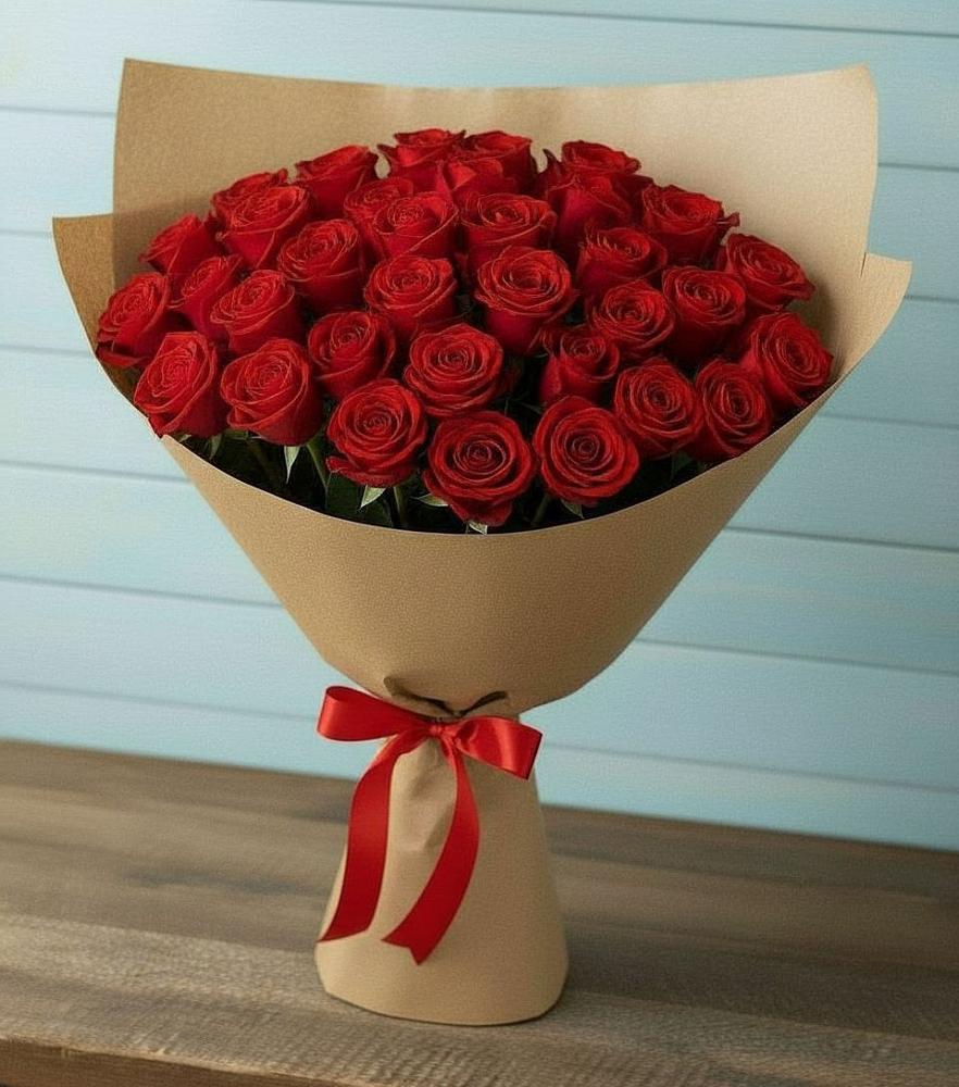 Букет Красные розы Милано в Струги Красные