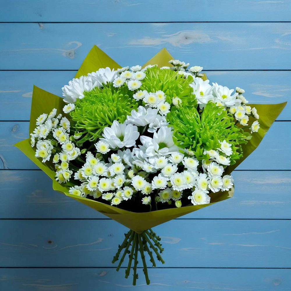 Букет цветов из: Хризантемы в Струги Красные