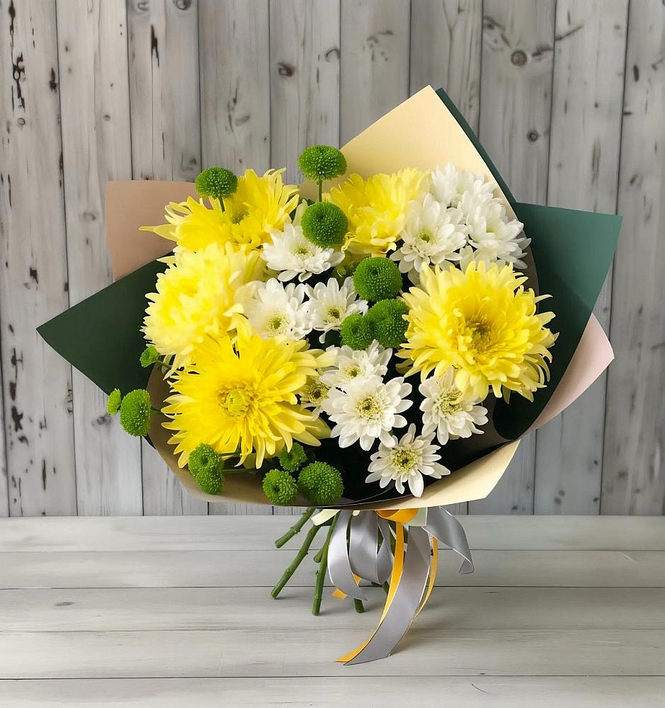 Букет цветов из: Хризантемы в Струги Красные